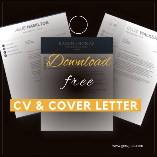 download professional cv cover letter format for free